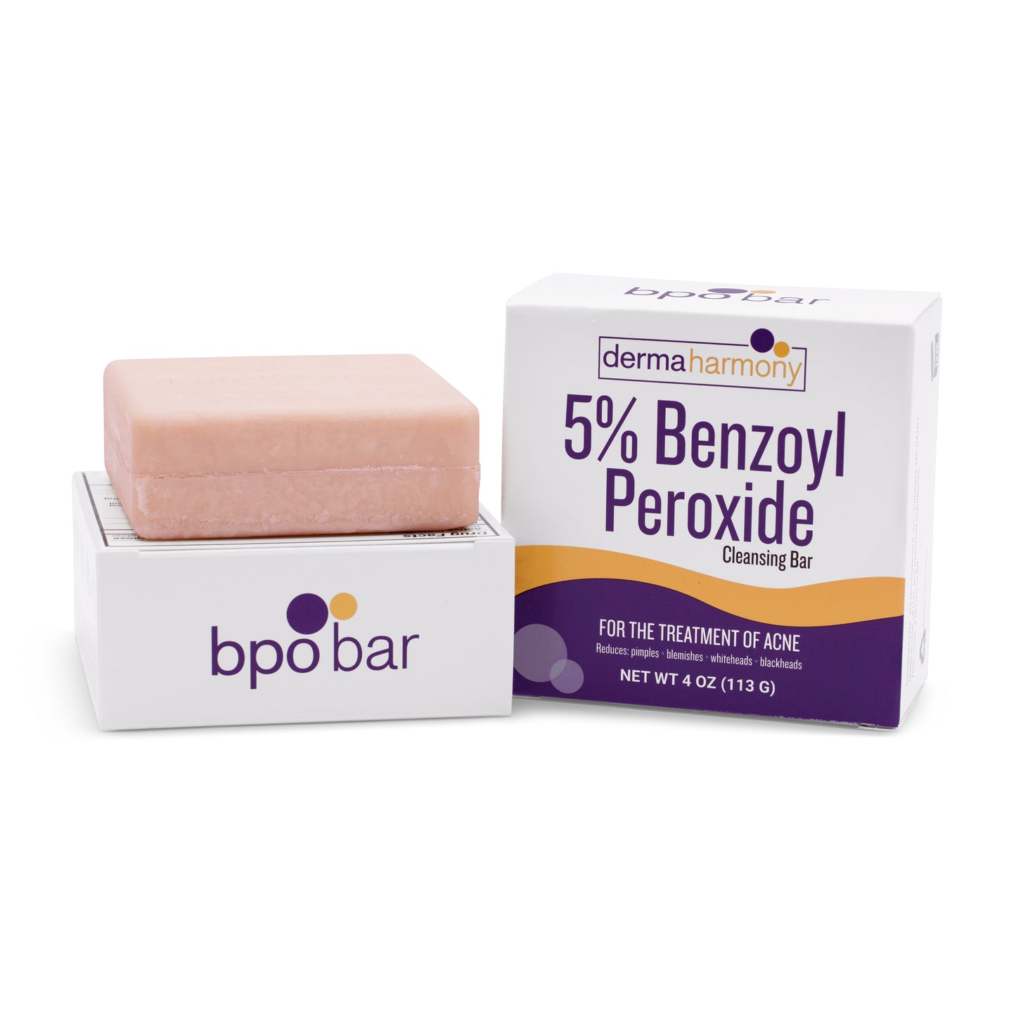 5% Benzoyl Peroxide Cleansing Bar (non-soap) - Unscented