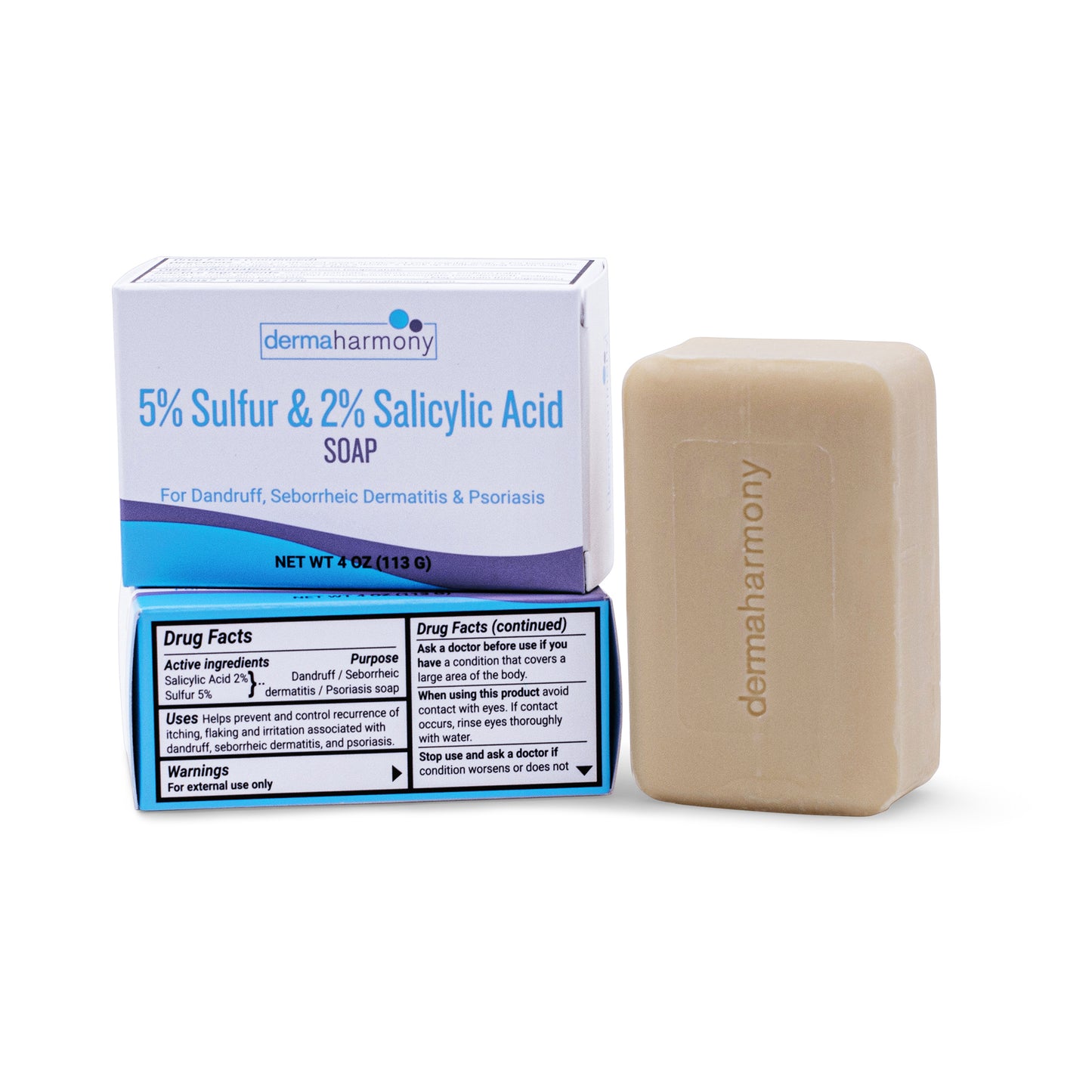 5% Sulfur & 2% Salicylic Acid Body and Facial Bar Soap