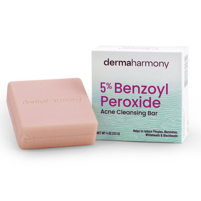5% Benzoyl Peroxide Cleansing Bar (non-soap) - Unscented