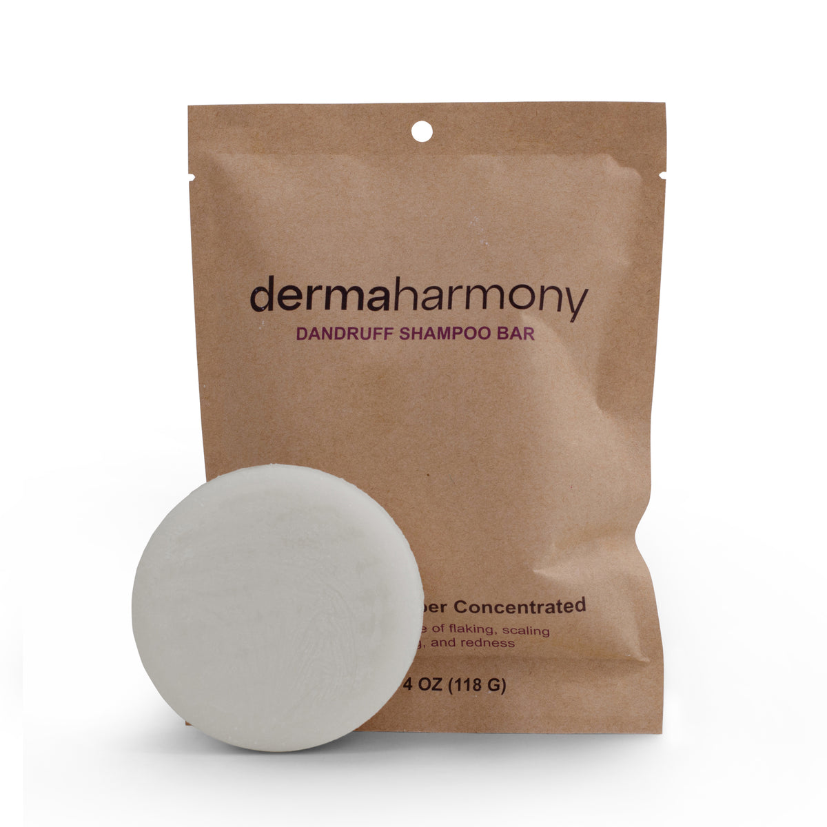 3% Salicylic Acid Dandruff, Seborrheic Dermatitis & Psoriasis Shampoo Bar - Fragrance-Free - 4 oz
