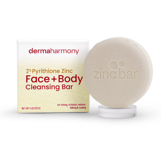 2% Pyrithione Zinc Face & Body Bar (non-soap) - Unscented