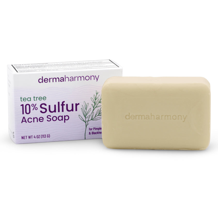 glutathione odor sulfur smell cosmetics cysteine thiol smell 10% Sulfur with Tea Tree Oil Bar Soap