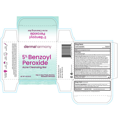 5% Benzoyl Peroxide Cleansing Bar (non-soap) - Unscented