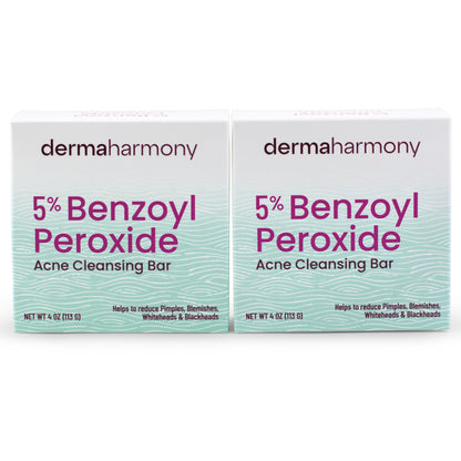 5% Benzoyl Peroxide Cleansing Bar (non-soap) - Unscented