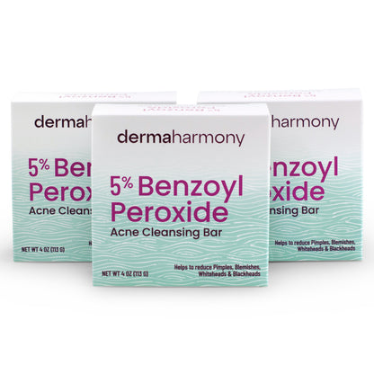 5% Benzoyl Peroxide Cleansing Bar (non-soap) - Unscented