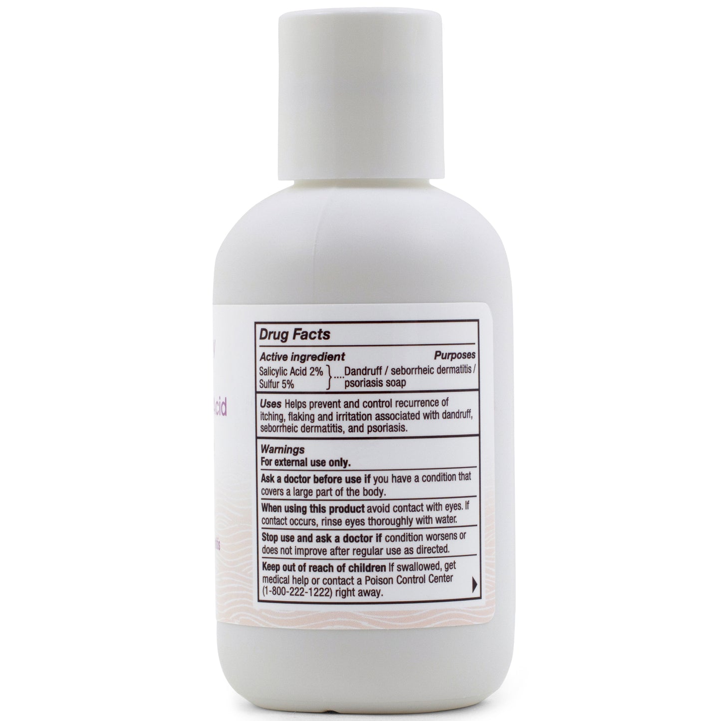 Sulfur + Salicylic Acid Castile Soap (Liquid)