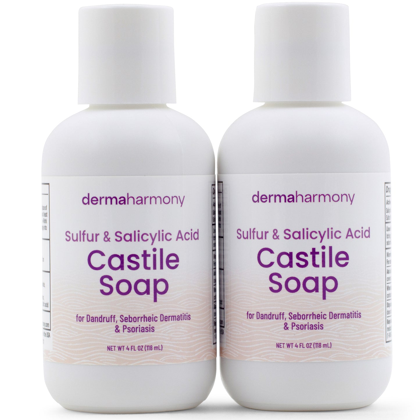 Sulfur + Salicylic Acid Castile Soap (Liquid)