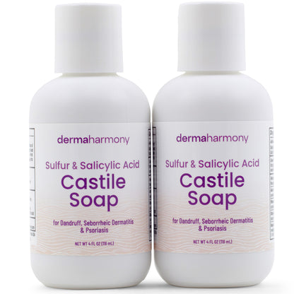 Sulfur + Salicylic Acid Castile Soap (Liquid)