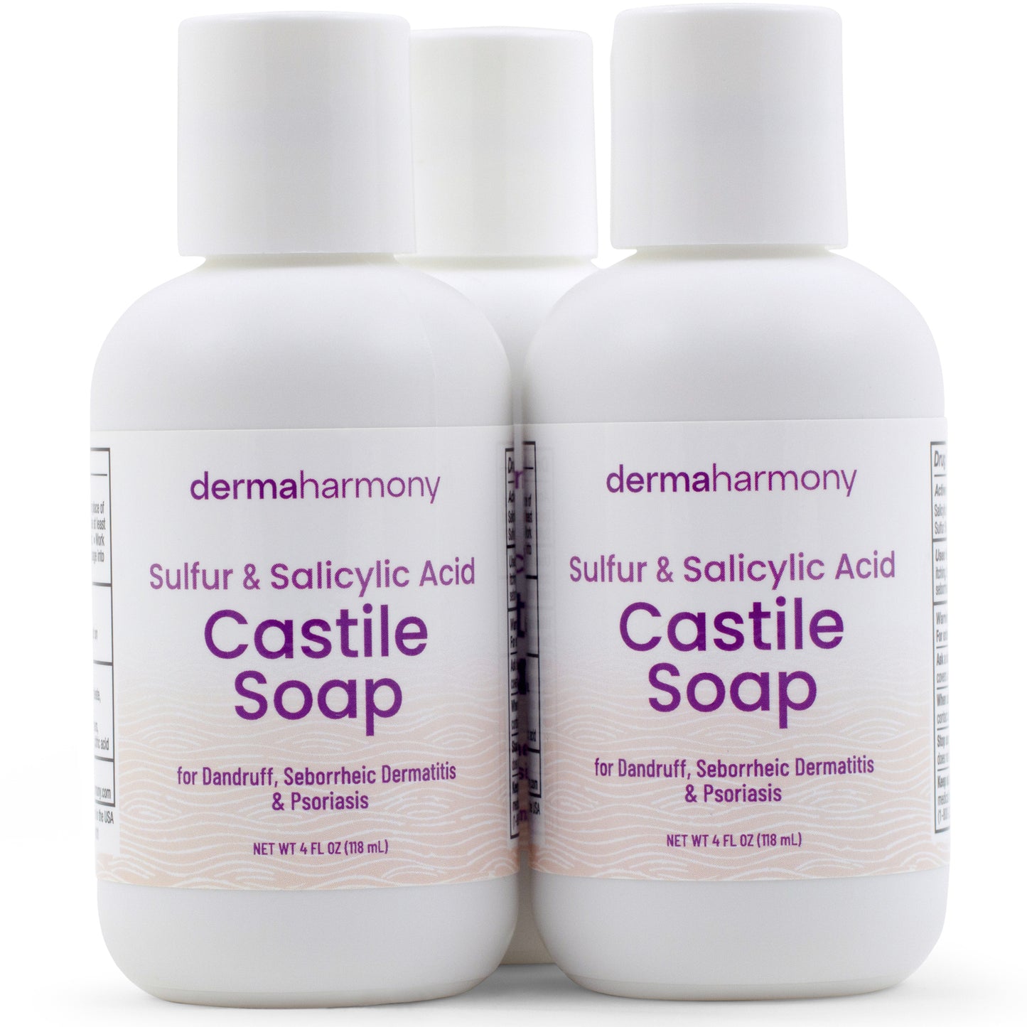 Sulfur + Salicylic Acid Castile Soap (Liquid)