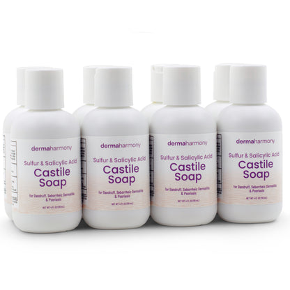 Sulfur + Salicylic Acid Castile Soap (Liquid)