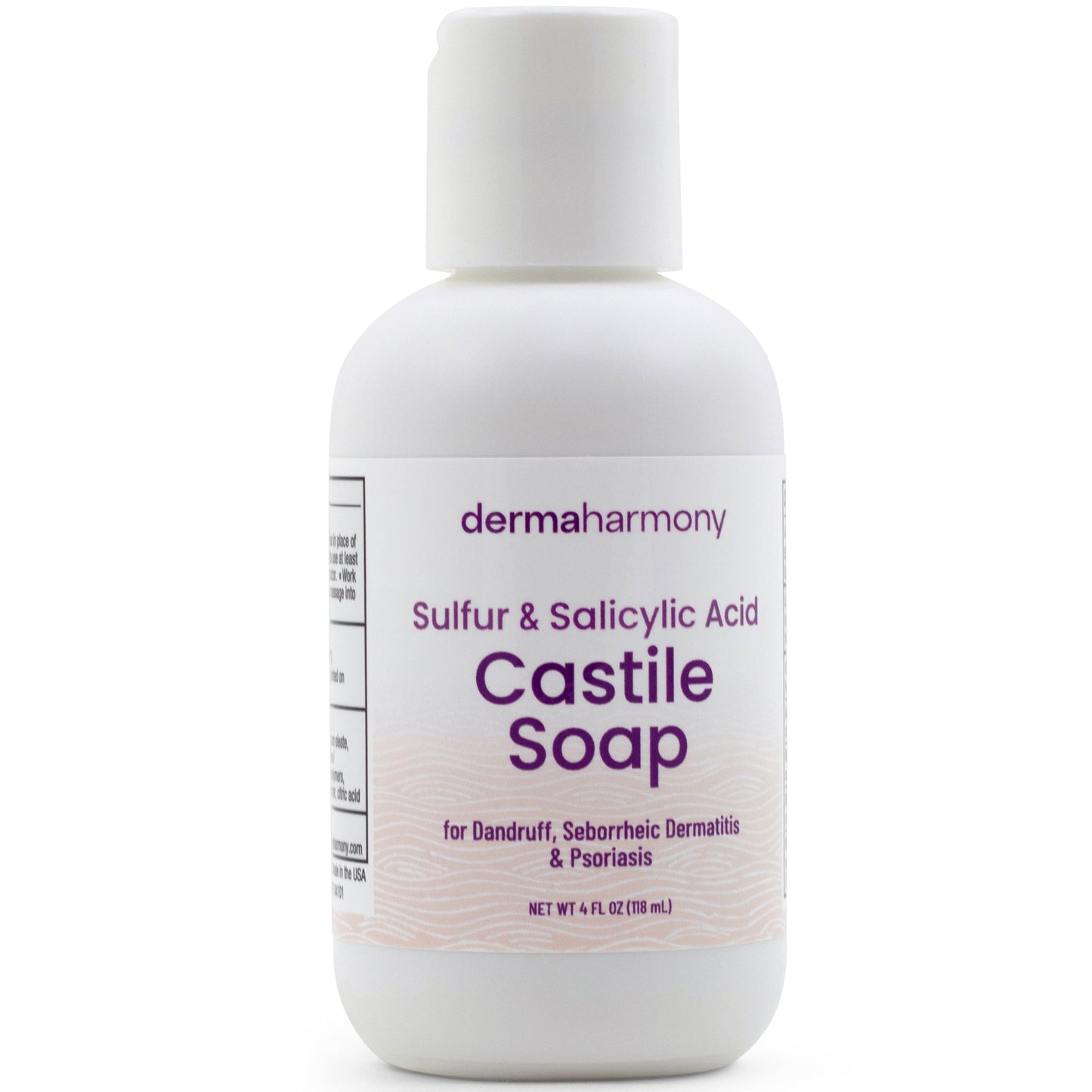 Sulfur + Salicylic Acid Castile Soap (Liquid)