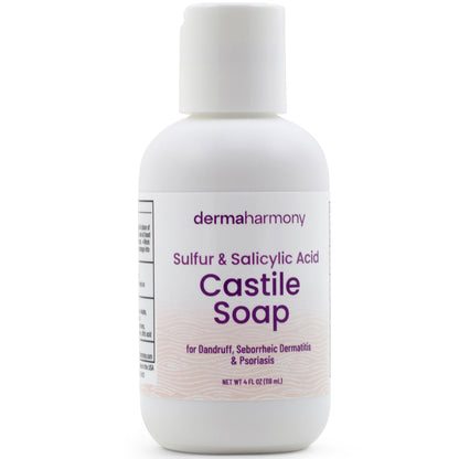 Sulfur + Salicylic Acid Castile Soap (Liquid)