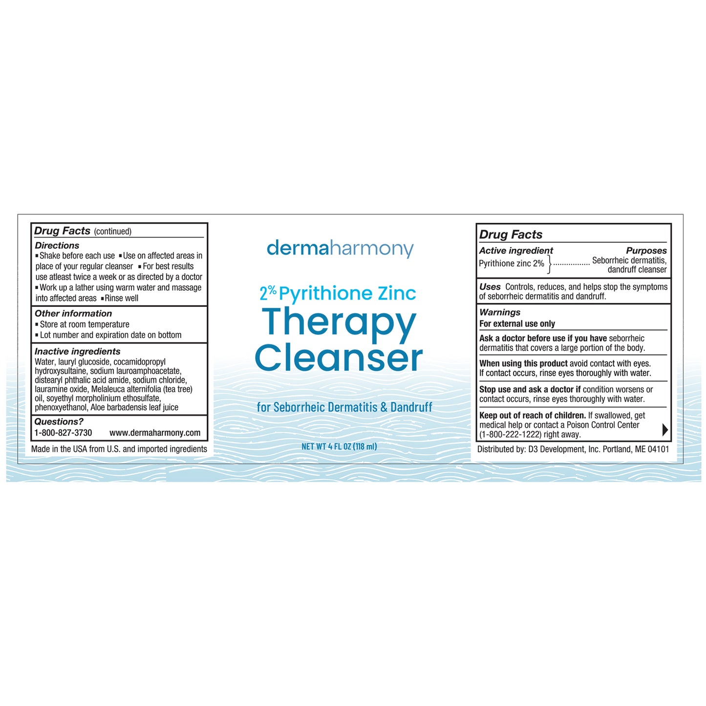 2% Pyrithione Zinc Cleanser (Liquid)