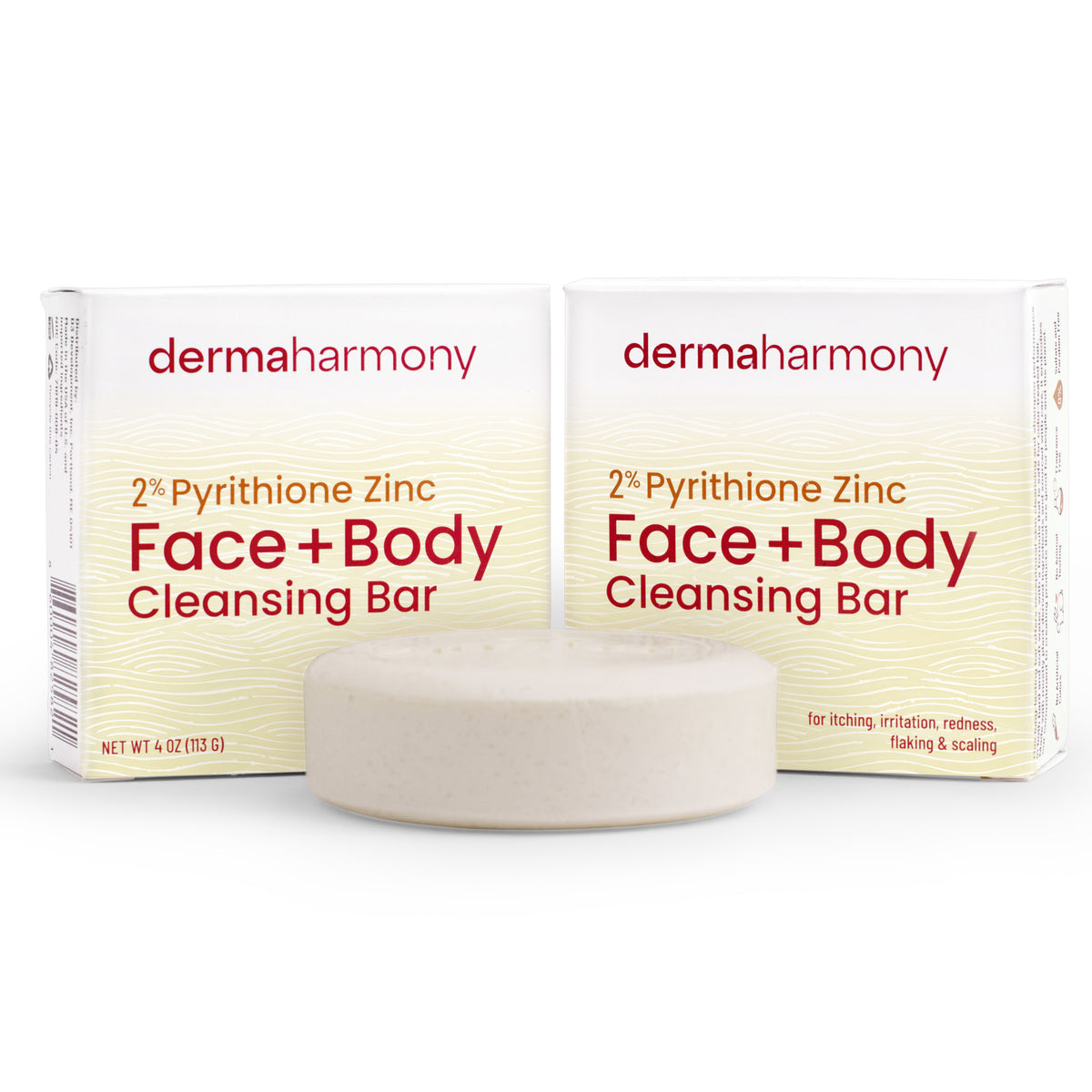 2% Pyrithione Zinc Face + Body Cleansing Bar - Fragrance-Free