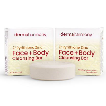 2% Pyrithione Zinc Face + Body Cleansing Bar - Fragrance-Free