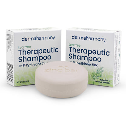 2% Pyrithione Zinc Dandruff & Seborrheic Dermatitis Shampoo Bar - Tea Tree