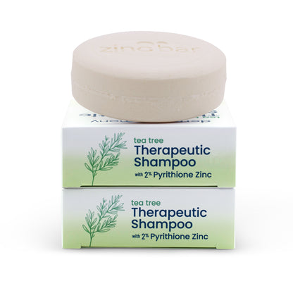2% Pyrithione Zinc Dandruff & Seborrheic Dermatitis Shampoo Bar - Tea Tree