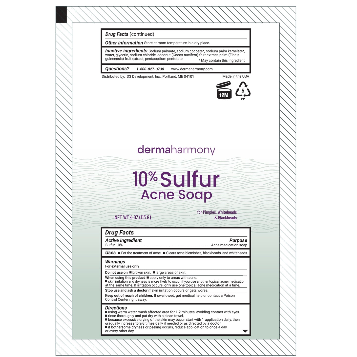 10% Sulfur Bar Soap