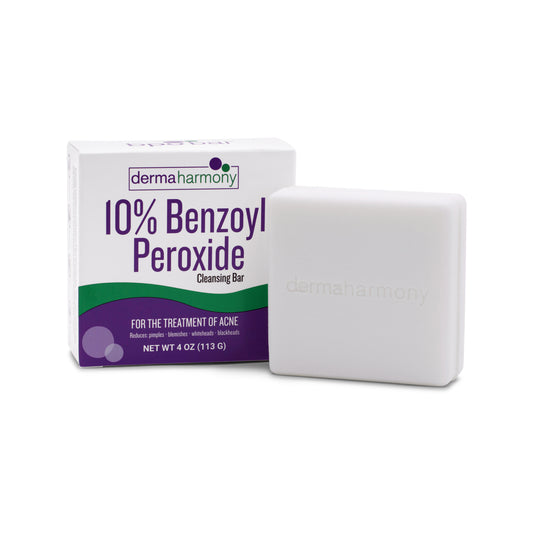 10% Benzoyl Peroxide Cleansing Bar (non-soap) - Unscented