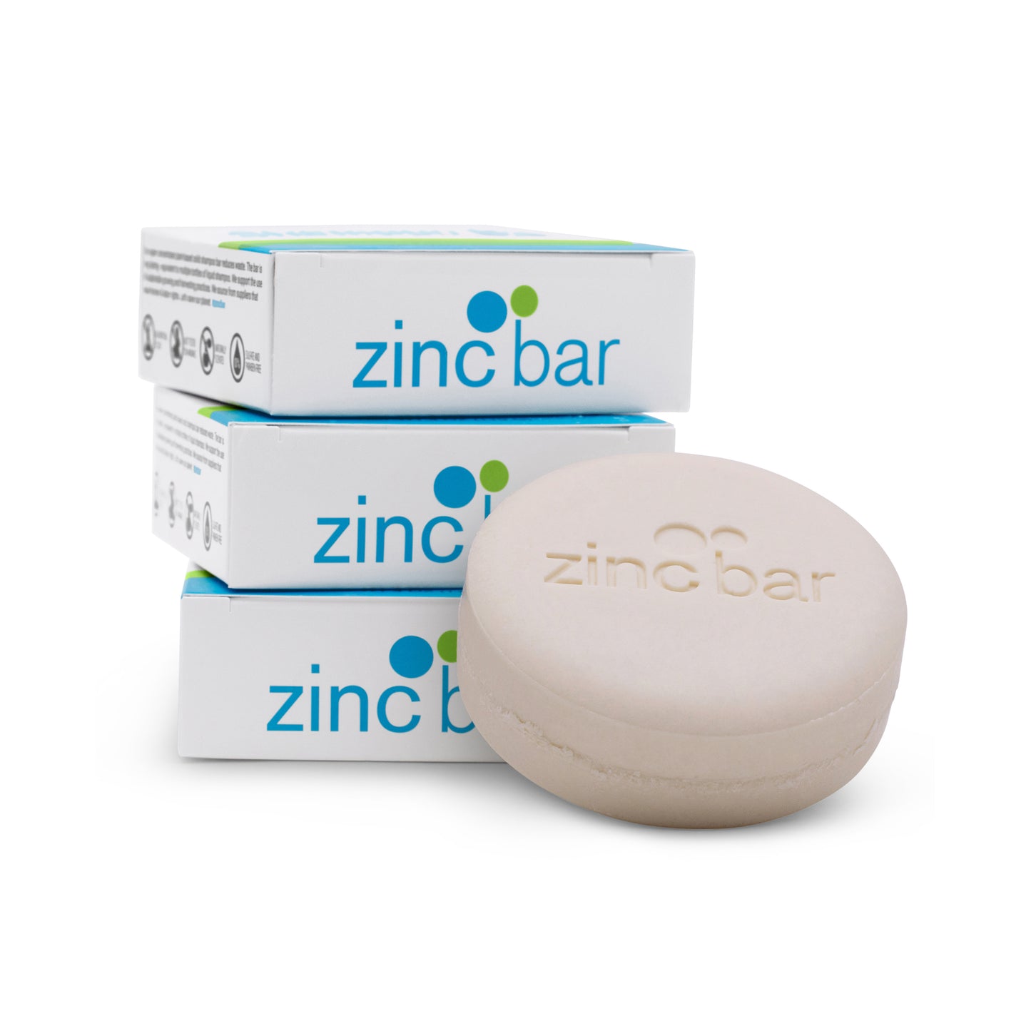 2% Pyrithione Zinc Dandruff & Seborrheic Dermatitis Shampoo Bar - Peppermint