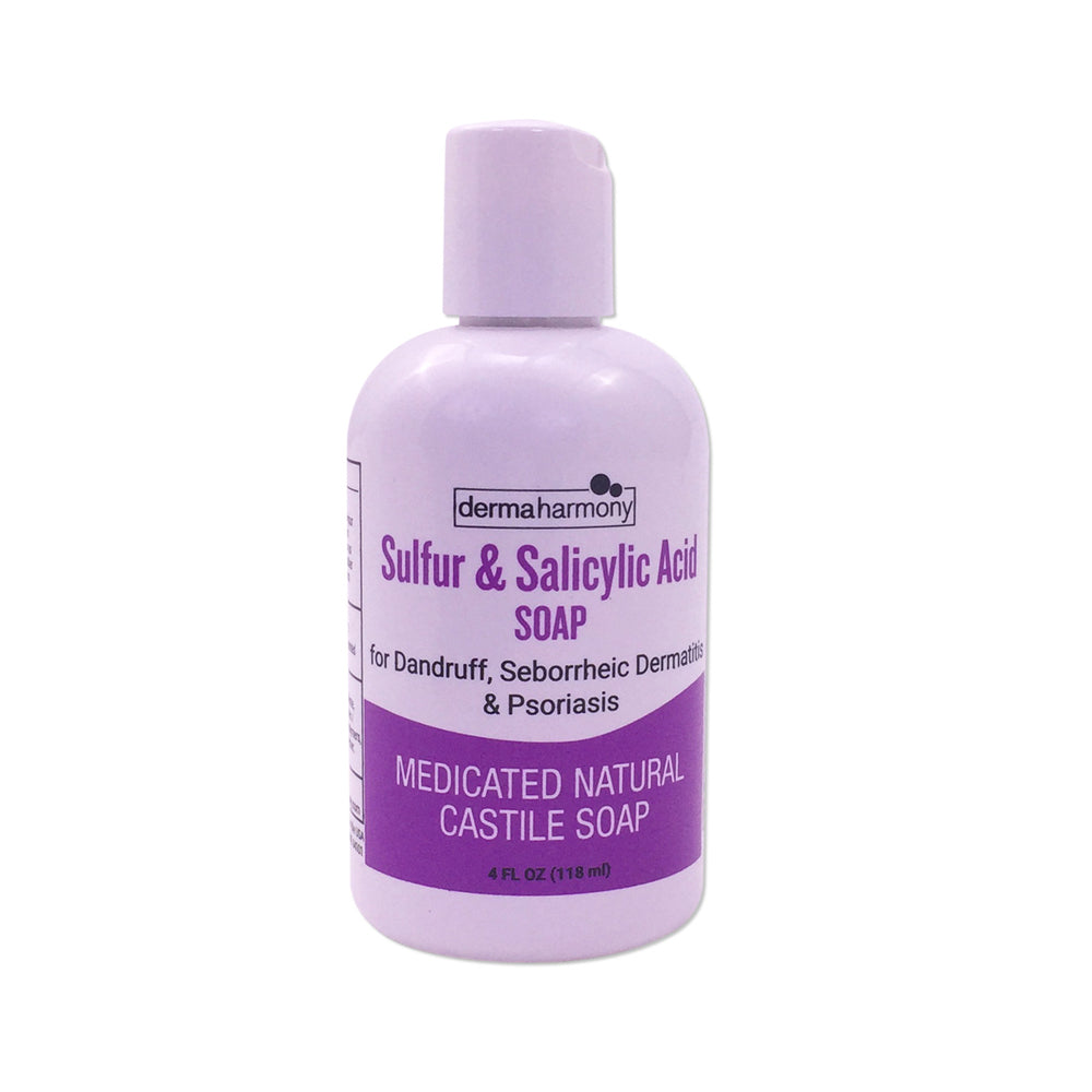 Sulfur & Salicylic Acid Castile Soap (Liquid)