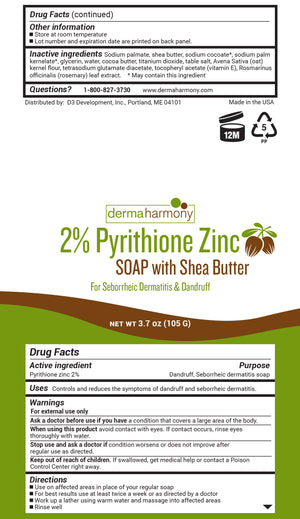 2% Zinc Pyrithione (ZNP BAR) Shea Butter Soap