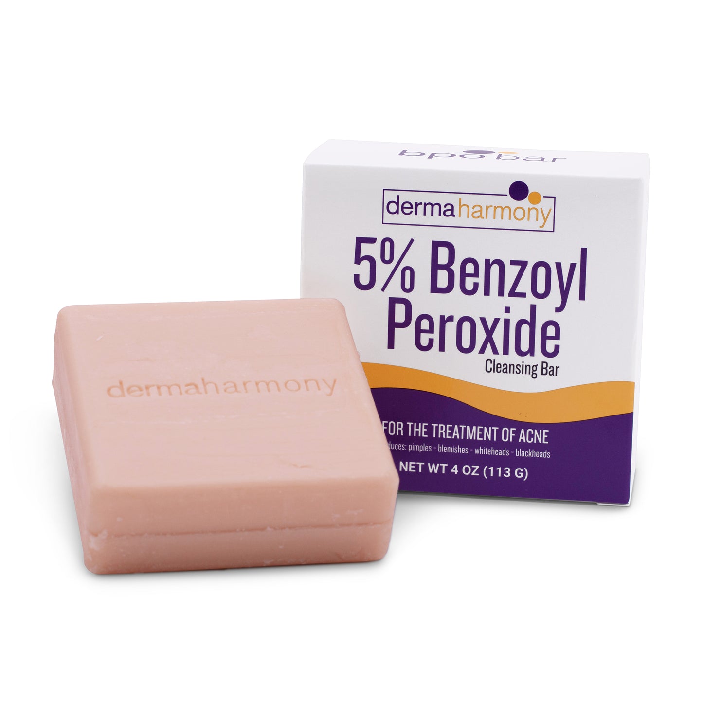 5% Benzoyl Peroxide Cleansing Bar (non-soap) - Unscented