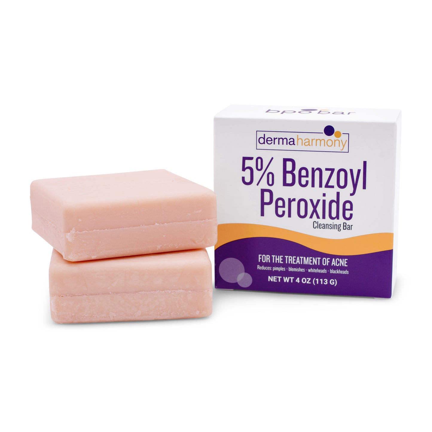 5% Benzoyl Peroxide Cleansing Bar (non-soap) - Unscented
