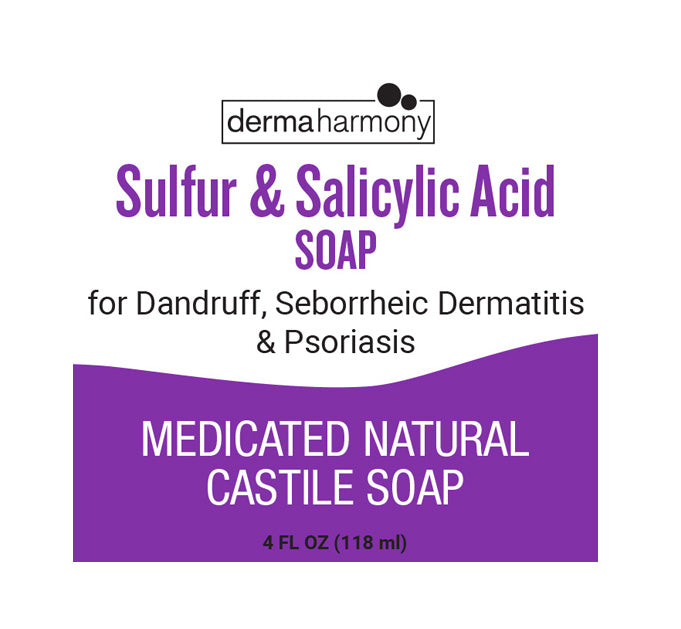 Sulfur & Salicylic Acid Castile Soap (Liquid)
